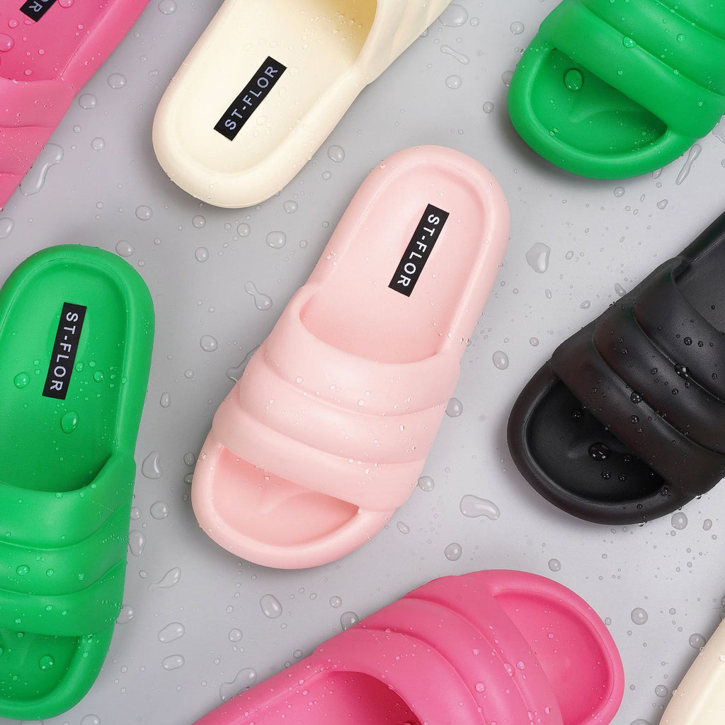 Step On Shit Slippers EVA Rubber Plastic Simple Leisure Home Men And Women Tide Slippers Flat Bottom Slippers Wear Slippers