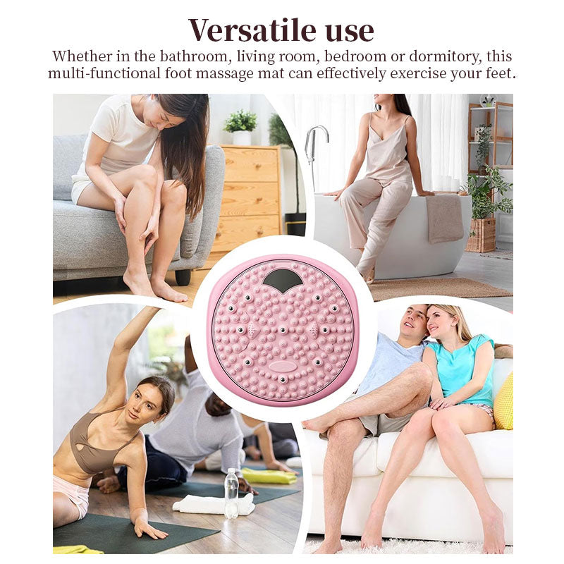 Intelligent Magnetic Twist Disc for Waist & Body Shaping - Non-Slip Mat with Auto Count & Type-C Charging