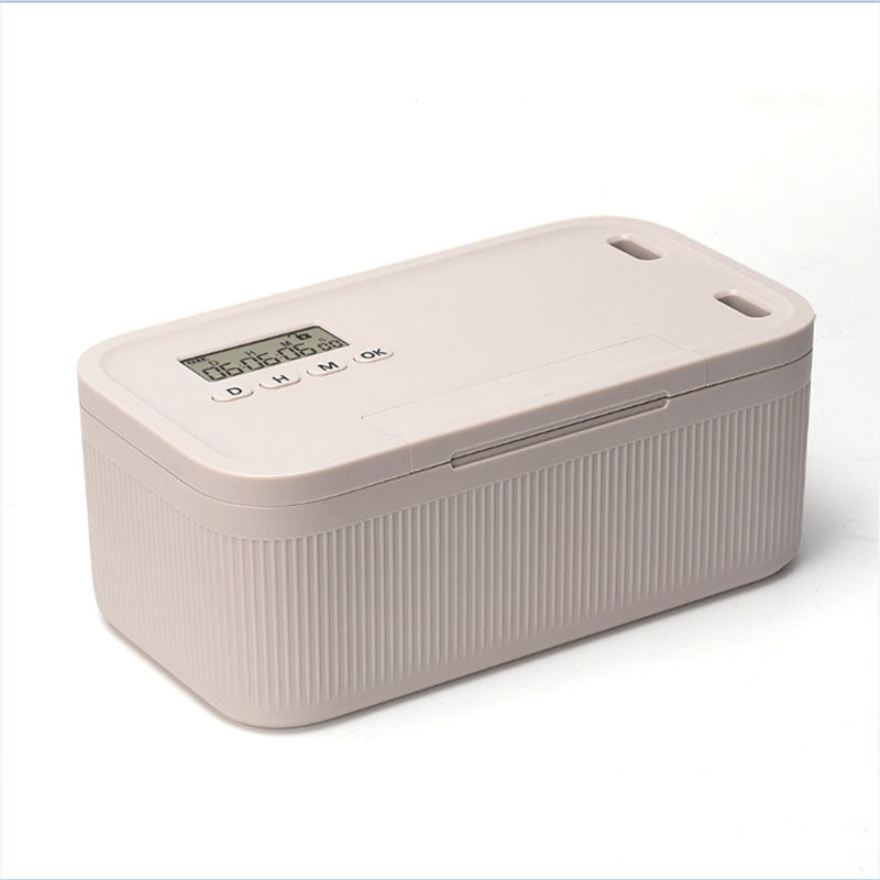 Timed Lock Safe Box: Electronic Security Storage for Personal Items, Documents, Phones & Cigarettes