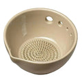 2-in-1 Garlic Grater & Peeler with Drain Hole, Efficient Vegetable Leaf Stripper for Ginger, Onion, Cheese