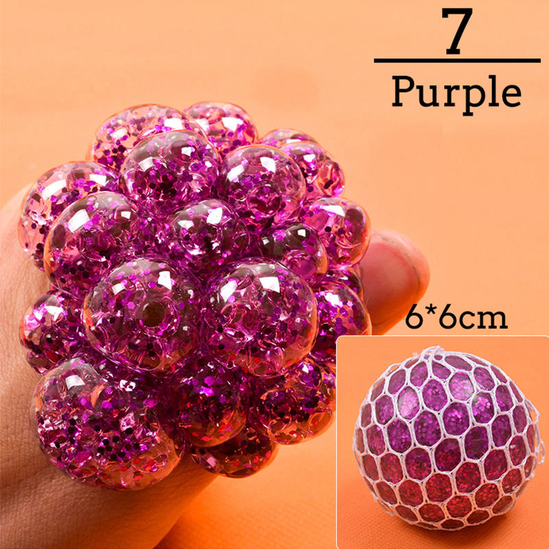 Colorful Grape Ball Antistress Toys Squishy Squish Toy Squeeze Relief Anti-stress Kids Funny Things Prank Jokes for Adults Gifts