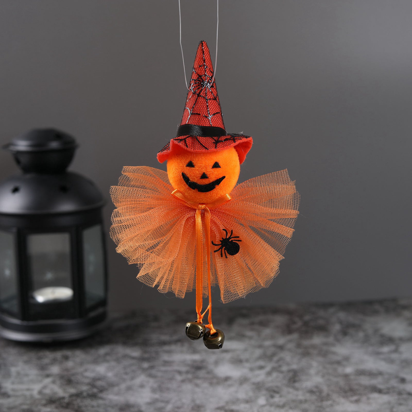 Halloween Decorations Party Bar Decor Pumpkin Ghost Witch Black Cat Hanging Ornaments Scary Witch Wall Hangings