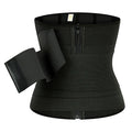 Adjustable Strap Corset Waist Trainer with Zipper for Body Shaping and Abdominal Support - Women's Shapewear Belt