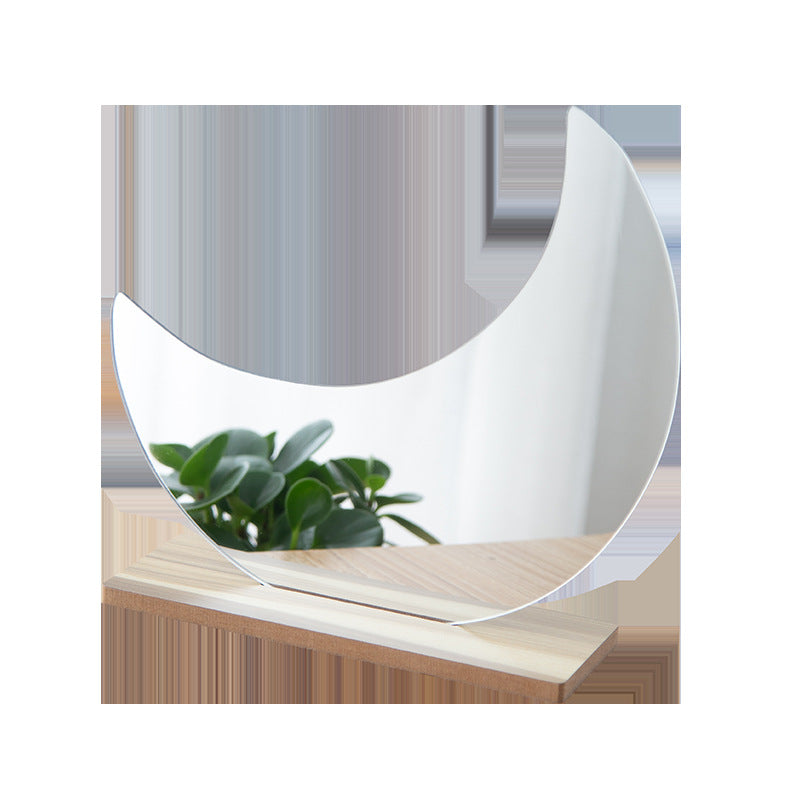 Irregular Acrylic Mirror for Photo Props, Desk Makeup Mirror, Vanity Mirror for Women