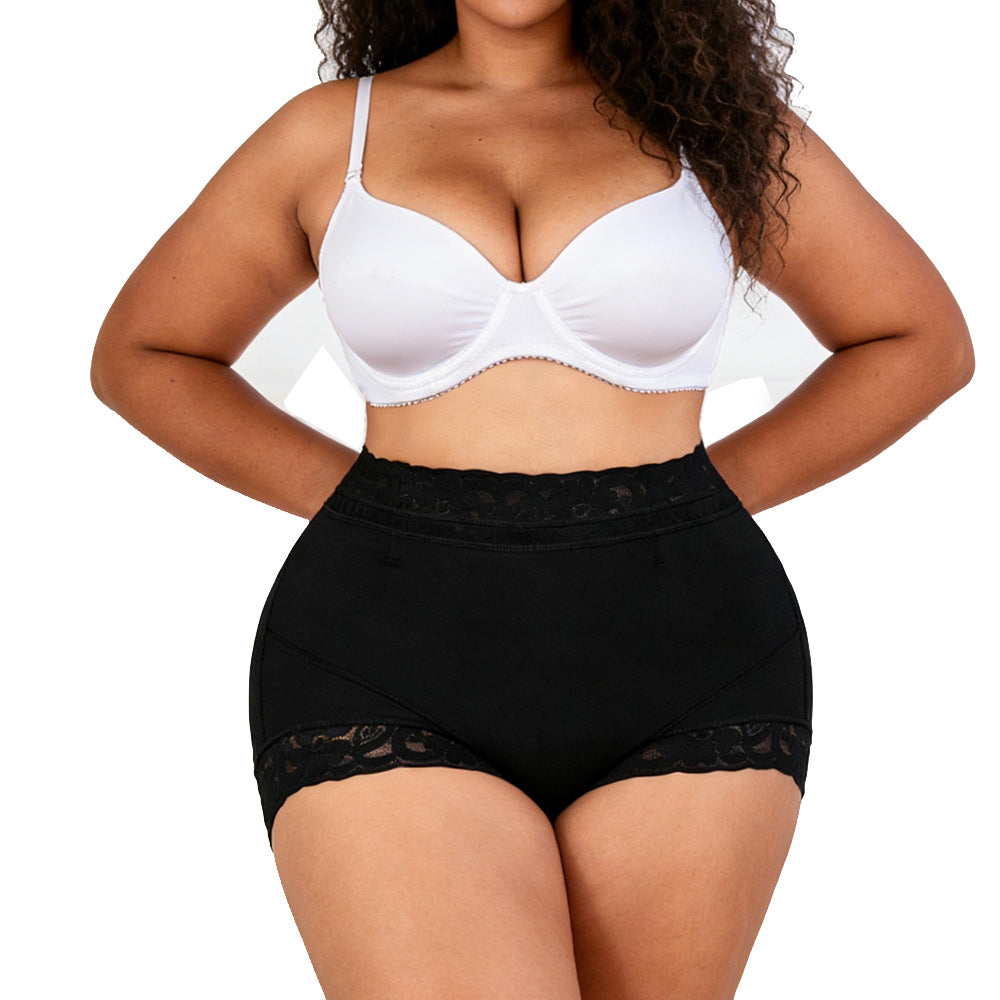 Mid waist, hip lifting, waist cinching, abdominal pants, body shaping, tight fitting, hip lifting, triangular shaping underwear for women
