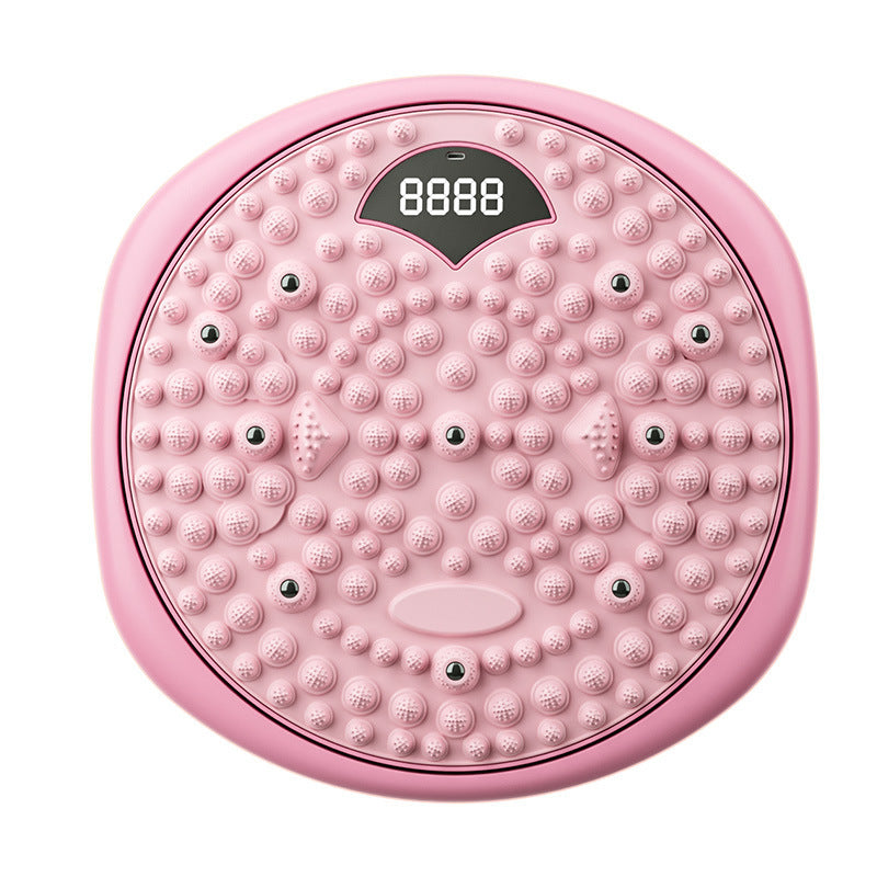 Intelligent Magnetic Twist Disc for Waist & Body Shaping - Non-Slip Mat with Auto Count & Type-C Charging