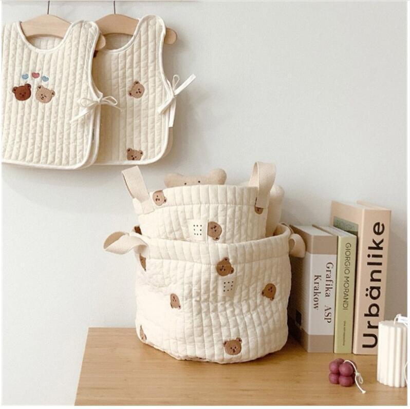 Baby Diaper Clothes Toy Organizer Bag Crib Storage Bag Multi-purpose Storage Basket