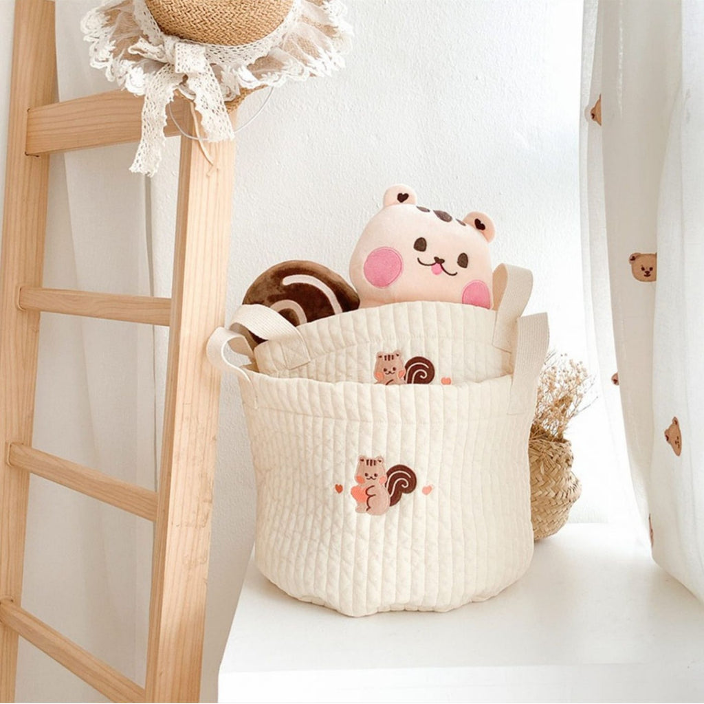 Baby Diaper Clothes Toy Organizer Bag Crib Storage Bag Multi-purpose Storage Basket