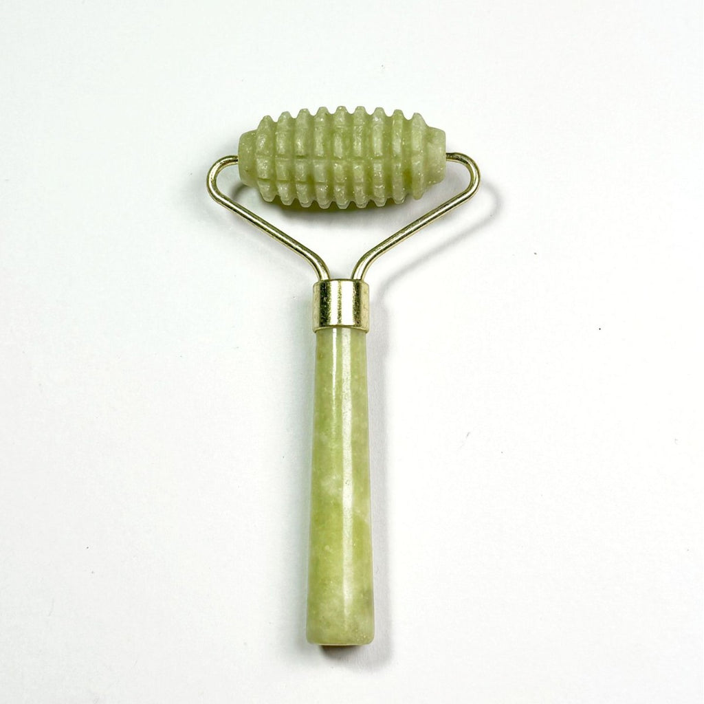 Natural Jingluo Jade Beauty Roller Massager, Facial Rolling Beauty Device, Face Massage Stick